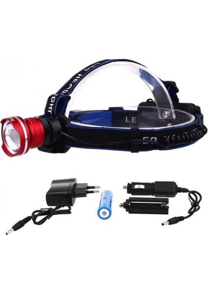 Orjinal 800 Lümen T6 Şarjlı Kafa Feneri modelleri