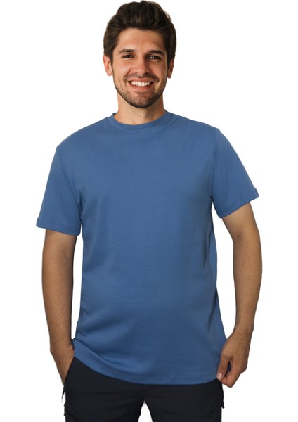 Erkek 3'lü Basic Tişört Seti - Pamuklu Bisiklet Yaka | Beyaz, Kırmızı ve Mavi Kombinasyonu | Günlük ve Spor Giyim indirimleri