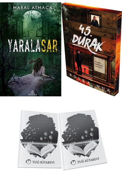 45. Durak ve Ephesus Yayınları Yaralasar 2 Maral Atmaca 2li Set + Hediyeli