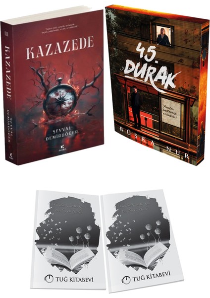 45. Durak ve Pukka Yayınları Kazazede 3 Şevval Demirdöğer 2li Set + Hediyeli