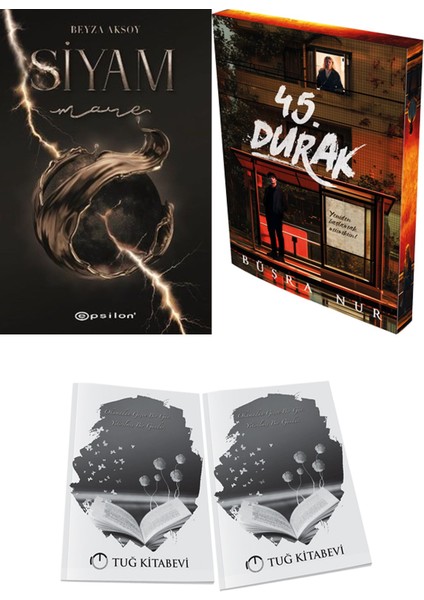 45. Durak ve Epsilon Yayınevi Siyam 4 Mare Beyza Aksoy 2li Set + Hediyeli