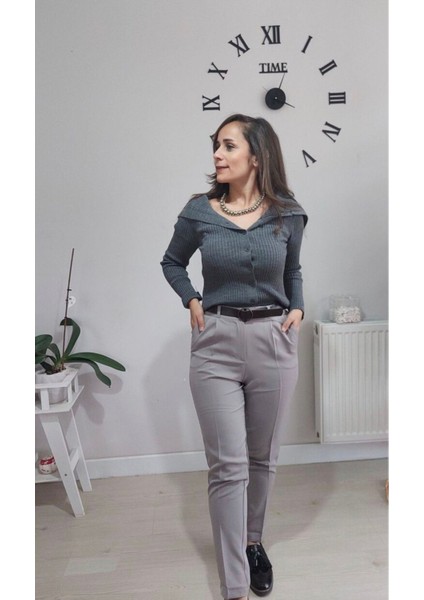 Kemerli Pantolon