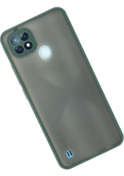Realme C21 Kılıf Montreal Silikon Kapak - Yeşil Arbkd fiyatları