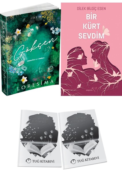Bir Kürt Sevdim 1 ve Ephesus Yayınları Gökçen 4 Loresima 2li Set + Hediyeli