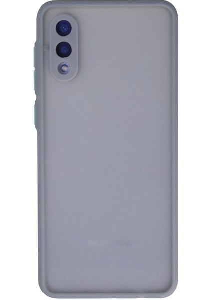 Samsung Galaxy A02 Kılıf Montreal Silikon Kapak - Gri Arbkd