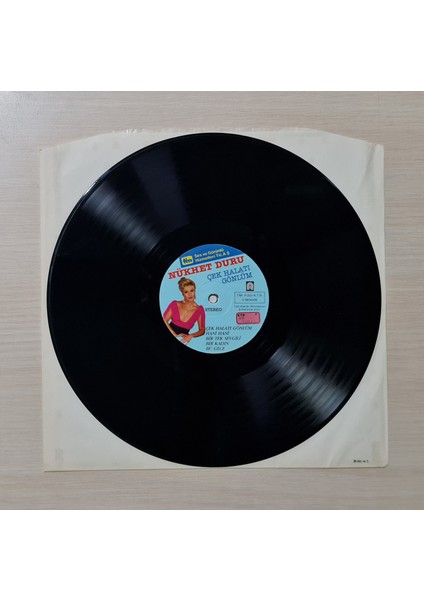 Nükhet Duru - Çek Halatı Gönlüm - 1987 - Son Lp'si - Dönem Baskı Plak - Longplay - Lp modelleri