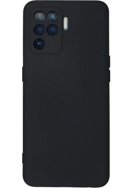 Reno 5 Lite Kılıf Nano Içi Kadife Silikon - Lacivert Arbkd