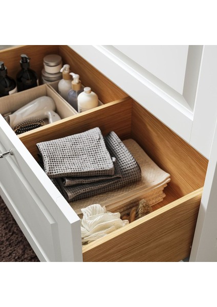 Lavabo Dolabı, Beyaz, 80X48X63 Cm, 2 Çekmeceli modelleri