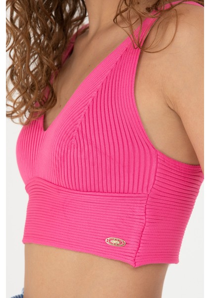 Kadın Fuşya Kazak /Triko 50267078-VR023