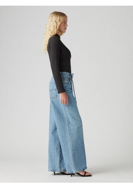 Kadın Xl Straight Mavi Jean Pantolon - 001TK-0001 fiyatları
