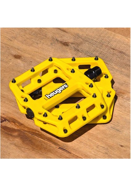 Evo Çivili Pedal – Kompozit Plastik Gövde, Tek Rulmanlı, Sarı, Mtb & Şehir Bisikleti Uyumlu