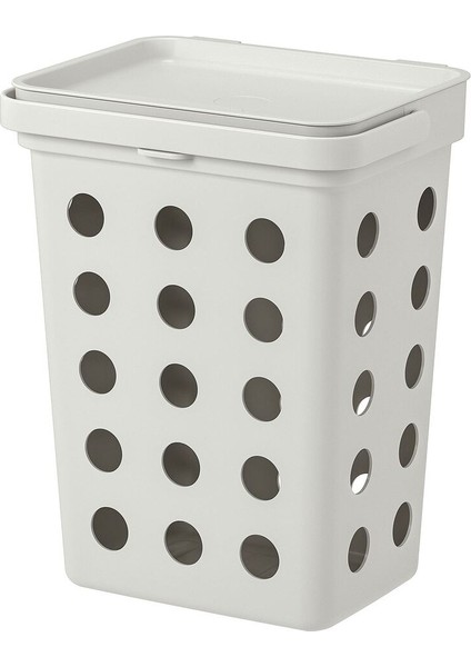 Çöp Kutusu, Açık Gri, 10 Lt
