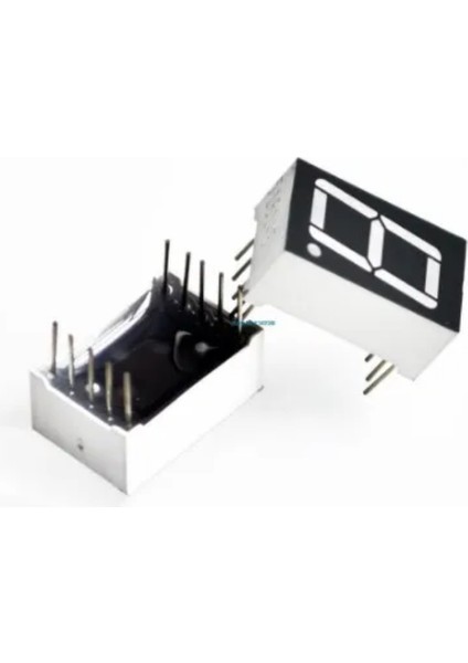 0.56 Inç Kırmızı 1 Haneli 7 Segment LED Ekran
