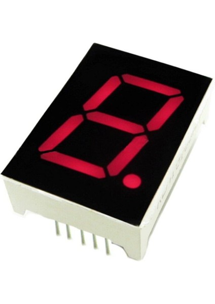 0.56 Inç Kırmızı 1 Haneli 7 Segment LED Ekran modelleri