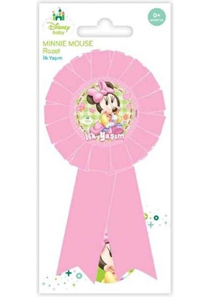 Sevimli Minnie Mouse Partidolu Rozet, Bebekler Için Şık ve Eğlenceli Aksesuar