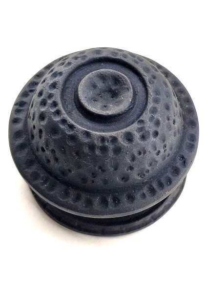 Antika Tarz Dekoratif Pirinç Gözlü Kapı Tokmağı - 78MM Çap, Oksit