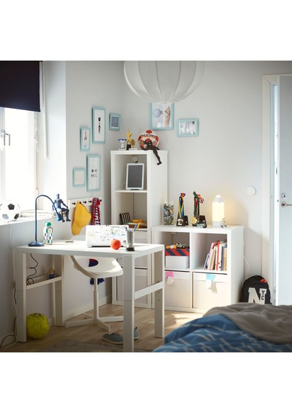 Kallax Raf Ünitesi Beyaz 42X147 cm Açık Kitaplık indirimleri