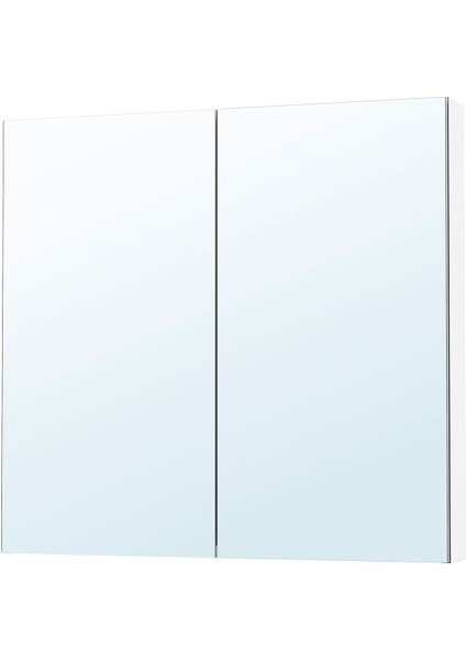 Banyo Duvar Dolabı, 100X15X95 Cm, 2 Ayna Kapaklı