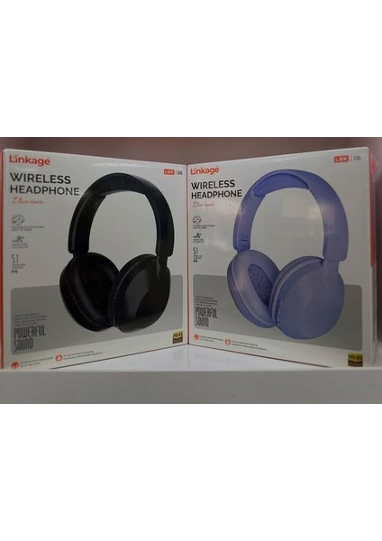 LKB05 Siyah Renkleri ile Kablosuz Bluetooth Uyumlu Kablosuz Kulaklık Ios Android Uyumlu