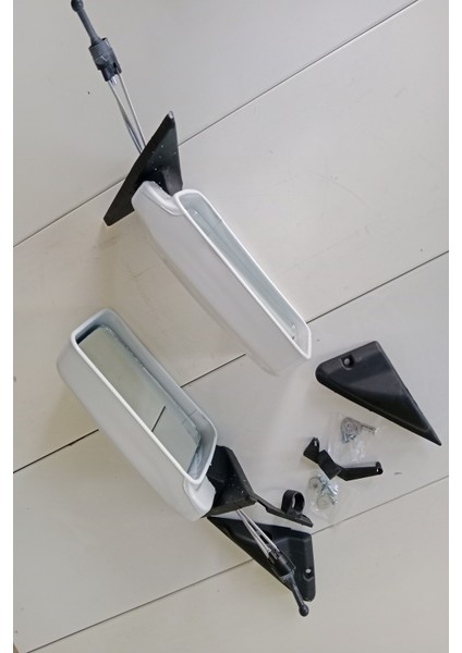 Renault 9 Broadway-Spring Dış Dikiz Aynası 389 Kar Beyaz Boyalı Sağ Sol Takım