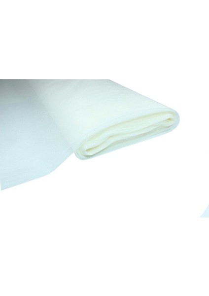 Krem Kristal Tül 5 Metre, Özel Bez, Bohça, Valiz, Süsleme Tülü