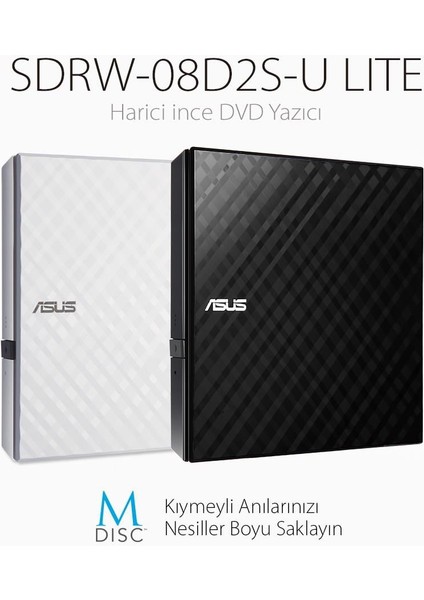 DVD SDRW-08D2S-U LITE SLIM USB 2.0 SİYAH fiyatları