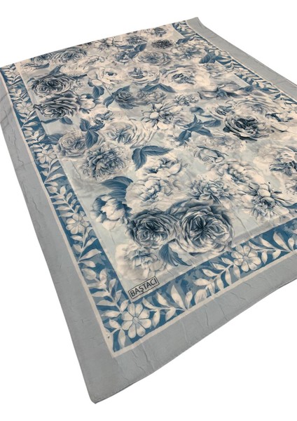 Desenli Crash 0355 Bebe Mavi Şal