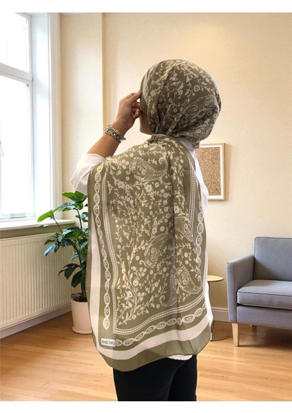 2025 Yaz Sezonu 0349 Kilim Desen Ceviz Şal
