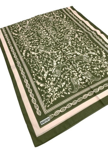 2025 Yaz Sezonu 0349 Kilim Desen Pastel Yeşil Şal modelleri