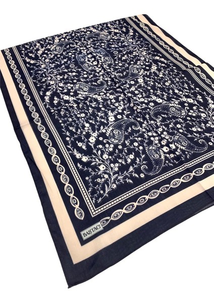 2025 Yaz Sezonu 0349 Kilim Desen Lacivert Şal modelleri
