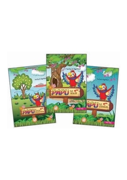 Papu Ile Ses ve Yazma Eğitim Seti 5+Yaş 3 Kitap Özgül Polat Ilkadım