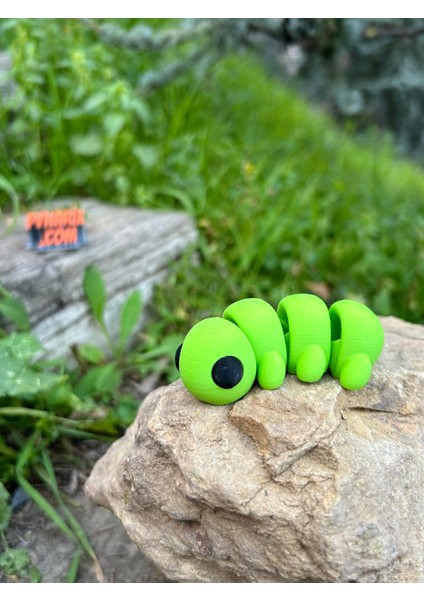 Tırtıl Oyuncak - Doğanın Sabırlı ve Büyüleyici Yolcusu! 🐛🍃✨ 3D Hareketli Organik Model - Orta Boy modelleri