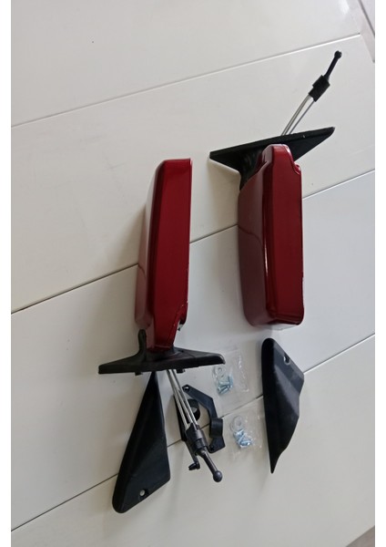 Renault 9 Broadway-Spring Dış Dikiz Aynası 783 Sedefli Kırmızı Boyalı Sağ Sol Takım fiyatları