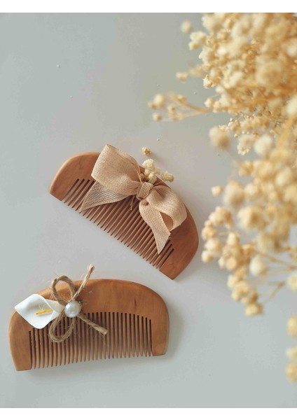 Hediyelik Ahşap Tarak 10 Adet