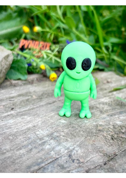 Uzaylı Oyuncak - Zixo Evrenin Sırrını Evinize Getirin! 👽🚀🎇✨3d Hareketli Organik Model- Orta Boy