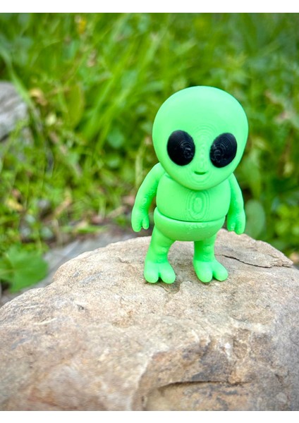 Uzaylı Oyuncak - Zixo Evrenin Sırrını Evinize Getirin! 👽🚀🎇✨3d Hareketli Organik Model- Orta Boy