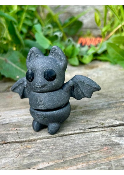 Yarasa Oyuncak- Karanlığın Esrarengiz Avcısı Karagöz! 🦇🌌3d Hareketli Organik Model- Orta Boy