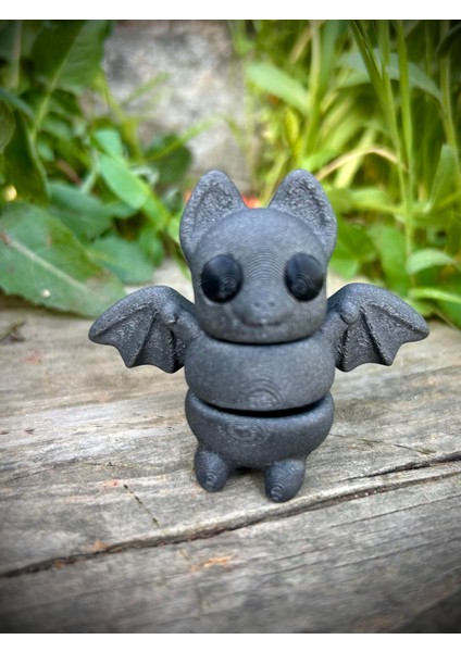 Yarasa Oyuncak- Karanlığın Esrarengiz Avcısı Karagöz! 🦇🌌3d Hareketli Organik Model- Orta Boy indirimleri