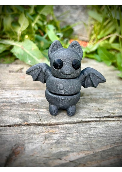 Yarasa Oyuncak- Karanlığın Esrarengiz Avcısı Karagöz! 🦇🌌3d Hareketli Organik Model- Orta Boy
