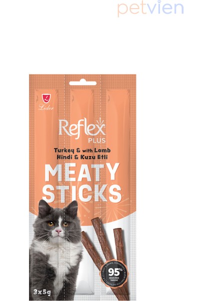 3'lü Stick Kedi Ödül Maması - Kuzulu ve Hindili fiyatları