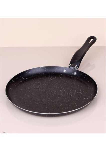 Granit Kaplama Krep Tavası Siyah – 28 Cm, Yapışmaz Yüzey indirimleri
