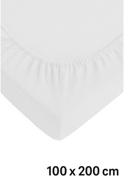 Tek Kişilik Düz Penye %100 Pamuklu Lastikli Çarşaf 100X200 fırsatları