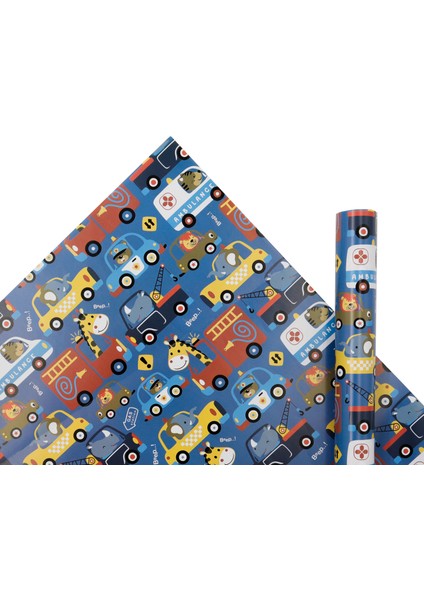 70 x 100 Hediye Paketleme Kağıdı 2'li Set (Model-12) Okul Projeleri ve Özel Günler Için Mükemmel!