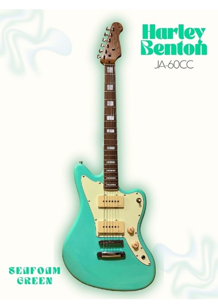 JA-60CC Seafoam Green Elektro Gitar – Vintage Stil