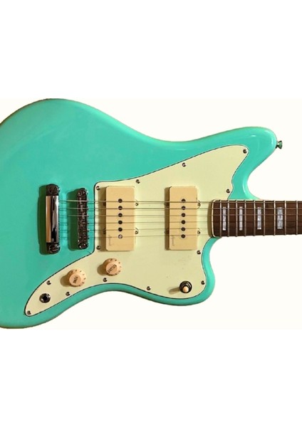 JA-60CC Seafoam Green Elektro Gitar – Vintage Stil fırsatları