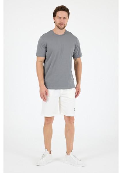 Erkek Pamuk Bisiklet Yaka Kısa Kollu Düz T-Shirt Rahat ve Şık Günlük Erkek Tişört 0169 indirimleri