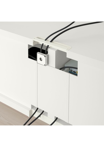 Tv Ünitesi, Beyaz, 280X40X202 cm fırsatları