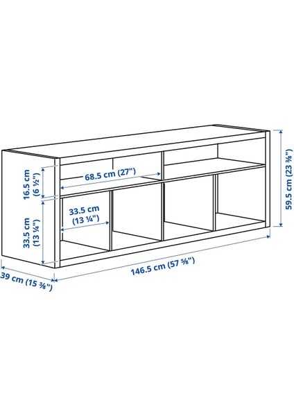Tv Ünitesi, Venge, 147X39X60 cm modelleri