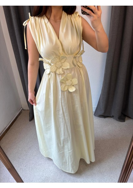 Çiçekli Poplin Elbise fiyatları