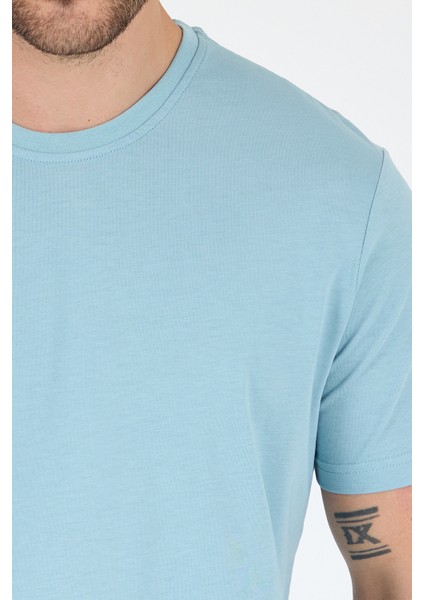Erkek Pamuk Bisiklet Yaka Kısa Kollu Düz T-Shirt Rahat ve Şık Günlük Erkek Tişört 0169 fırsatları